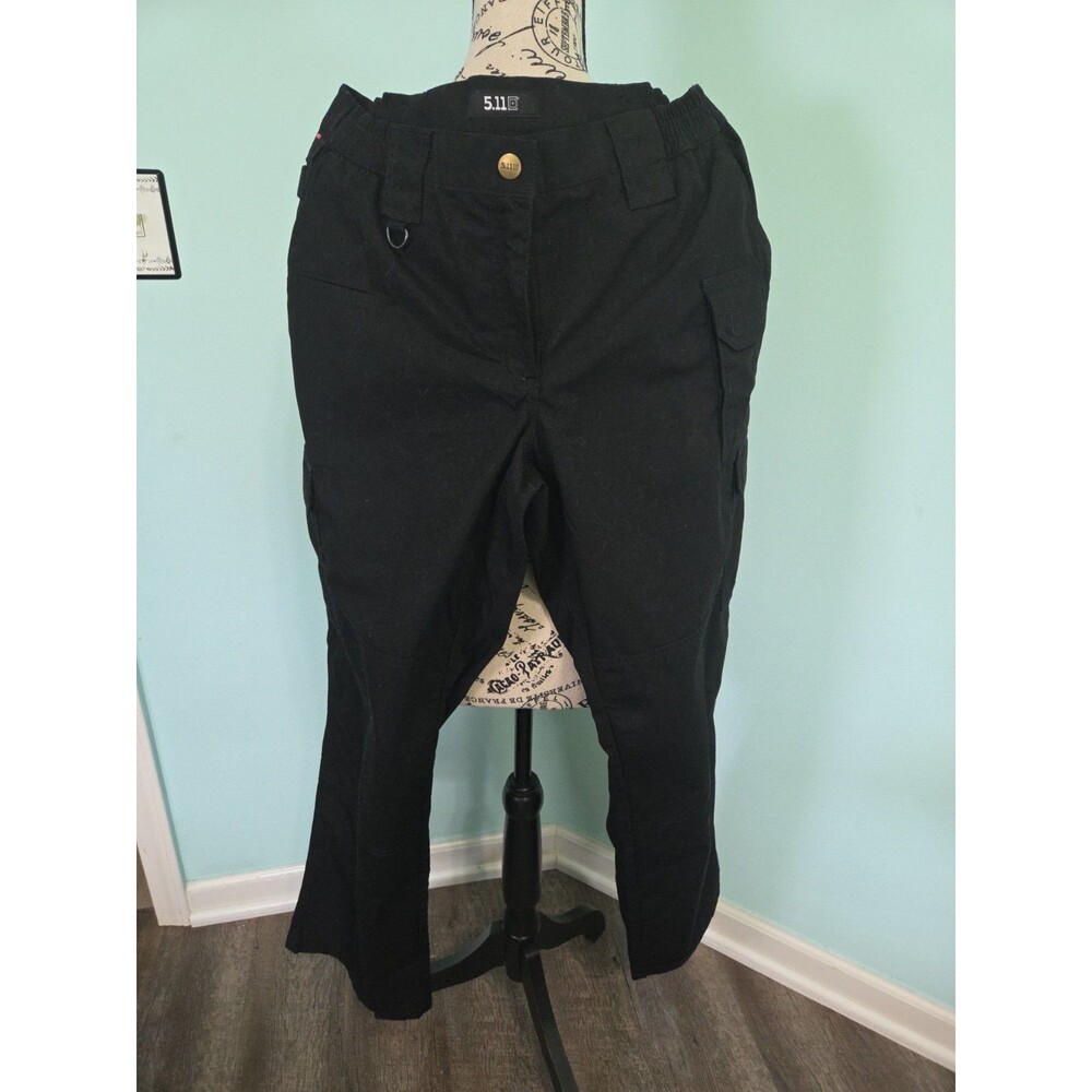 5.11 Tactical Pants Womens 16 Black Taclite Pro Ripstop Cargo Utility Work